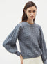 Tops, blouses de luxe femme - Sweater en maille irlandaise