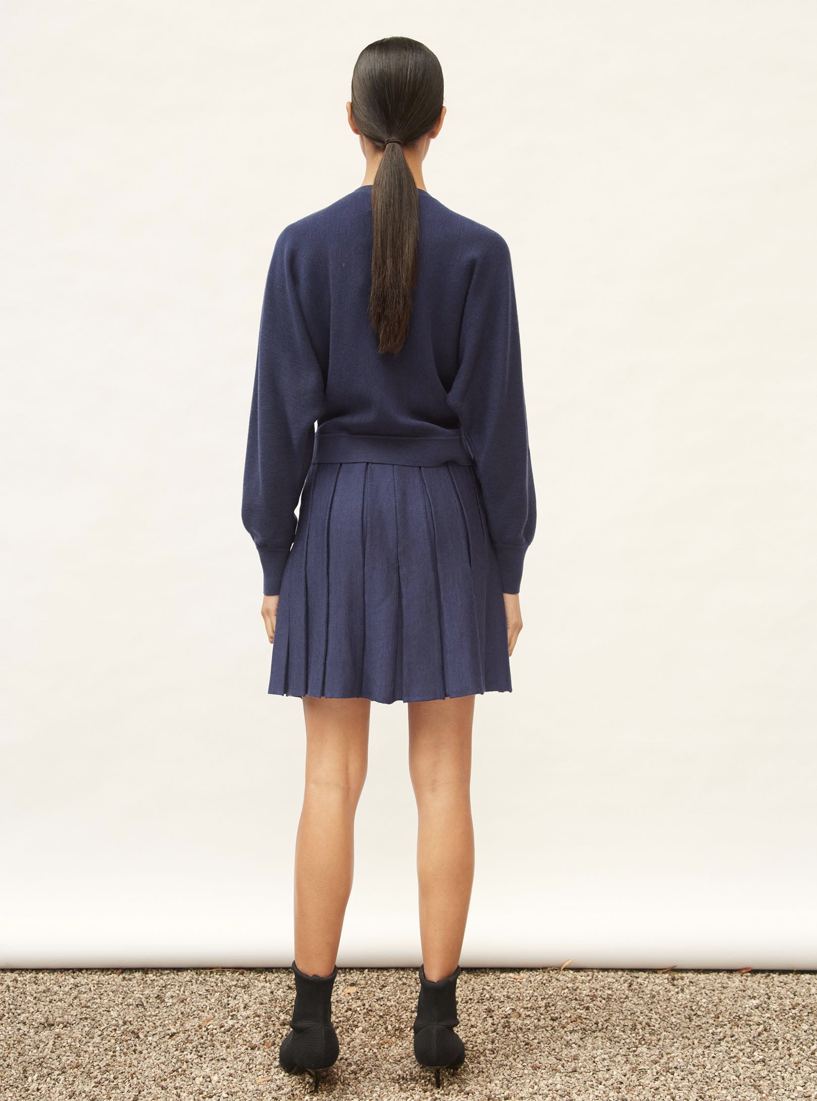 Cardigan maille point mousse - Vêtement de luxe femme