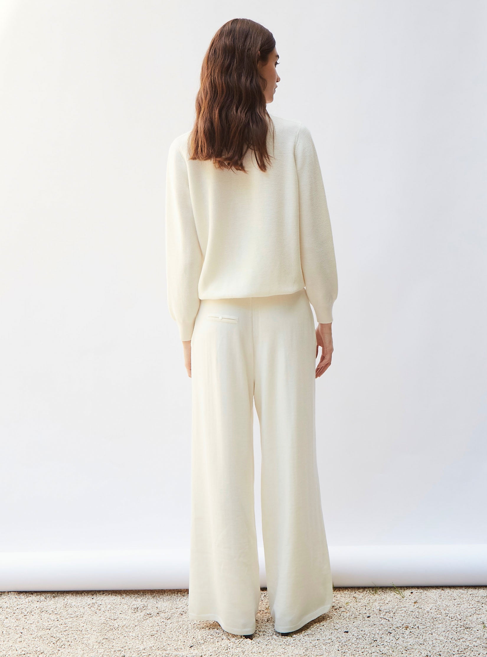Chemisier col brodé - Vêtement de luxe femme