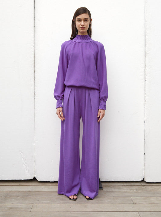 Molli zellige collar knit top