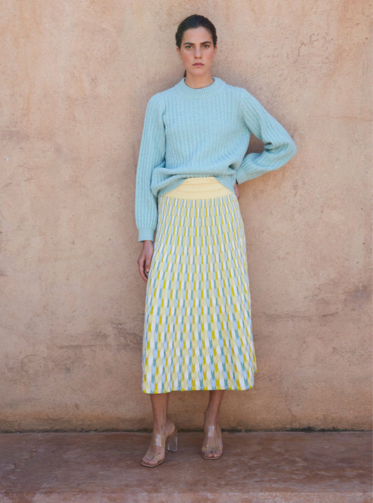 Sweater en maille torsade Molli