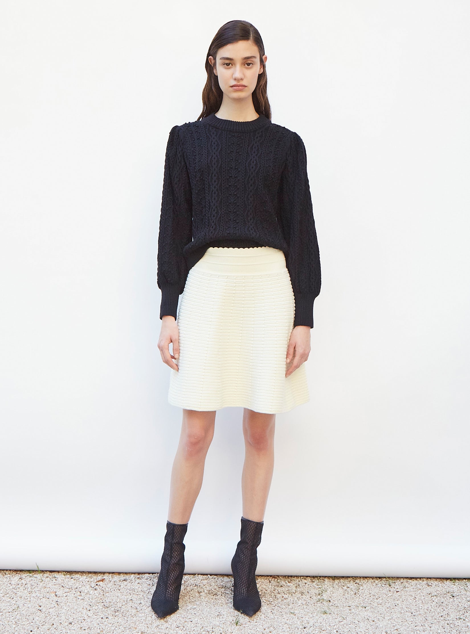 Sweater en maille irlandaise - Vêtement en maille de luxe Molli