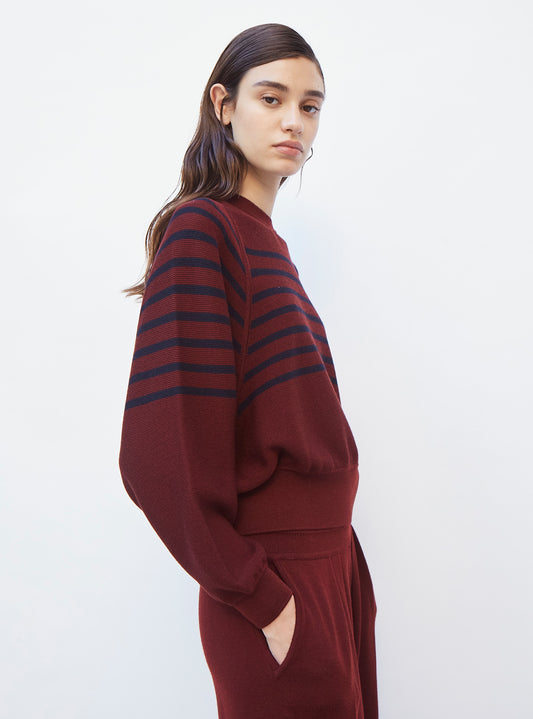 molli striped top with wide armholes
