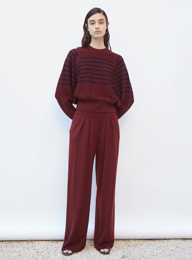 striped top with wide armholes - Image principale