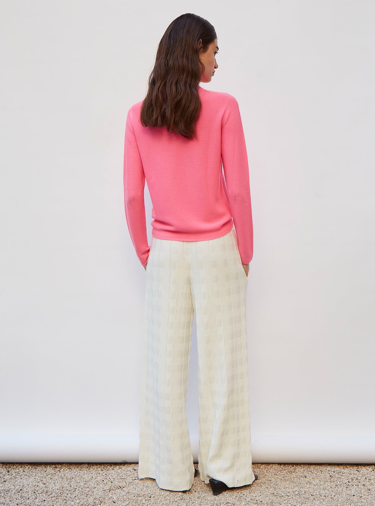 Pantalon couture vichy - Vêtement de luxe femme