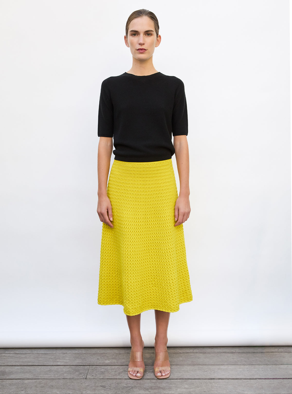 Tops, blouses de luxe femme - Top fin à manches coudes