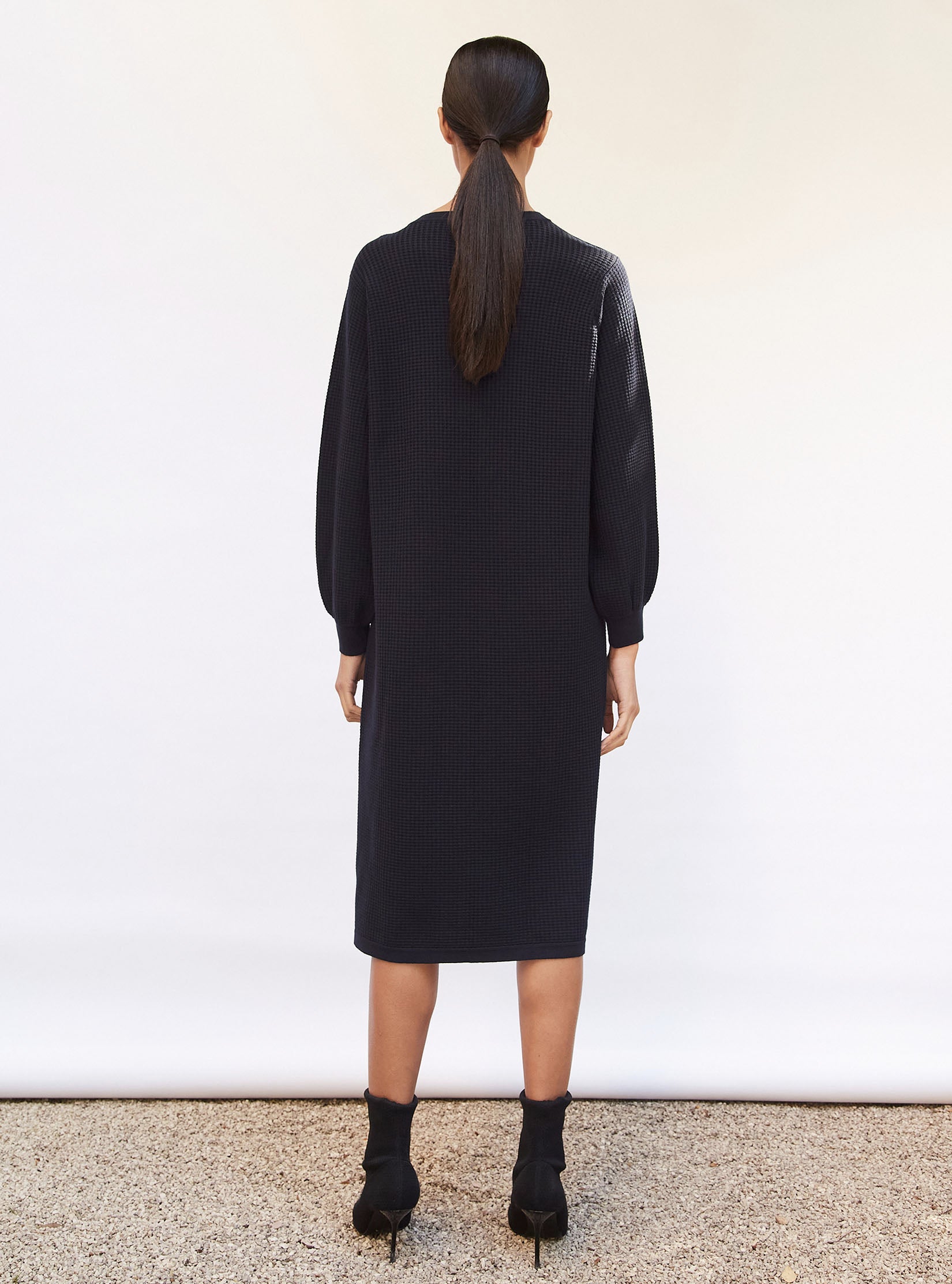 Robe en maille mini gaufrette - Robes de luxe