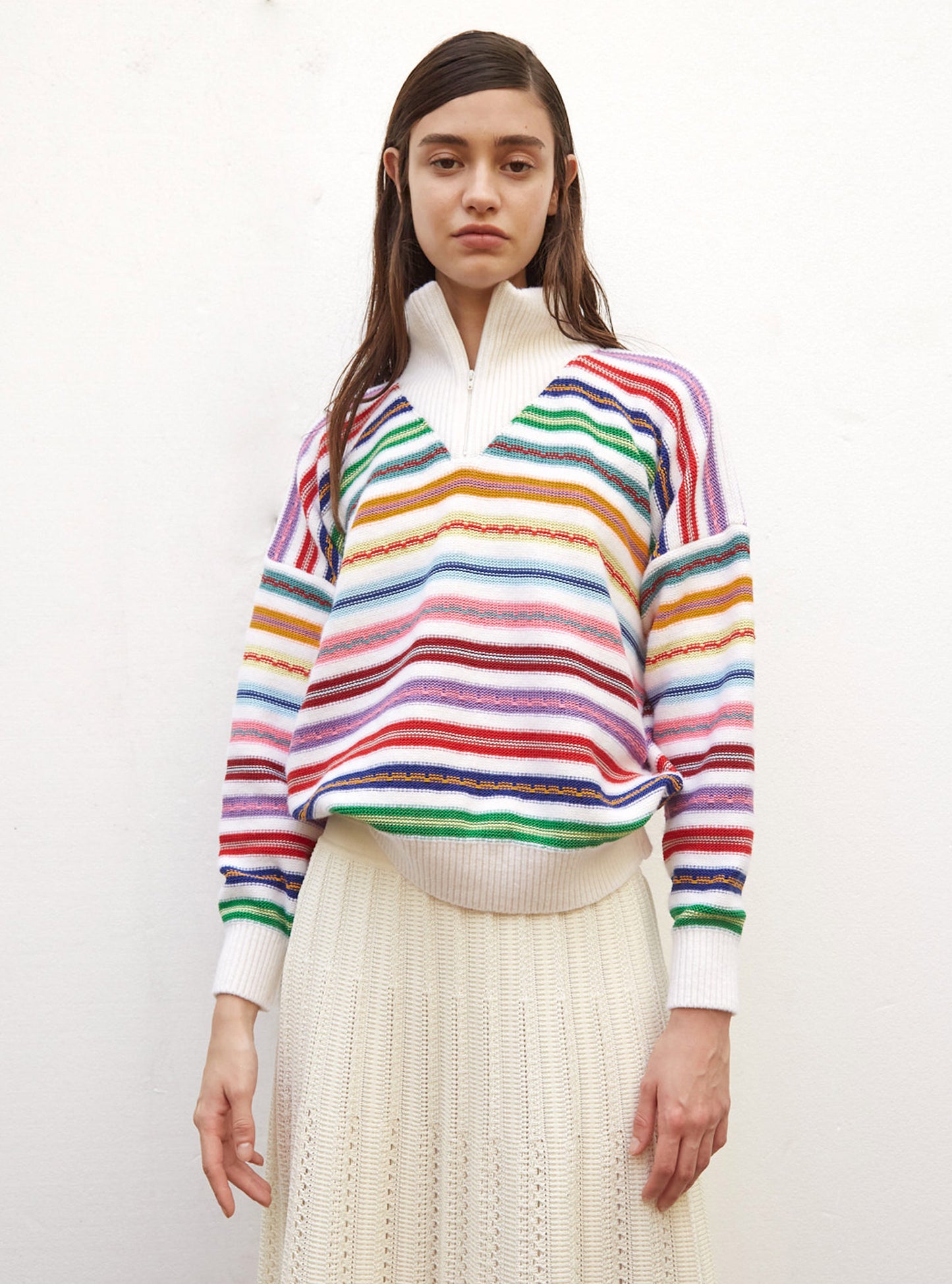 Camionneur en maille multicolore - Tops, blouses de luxe