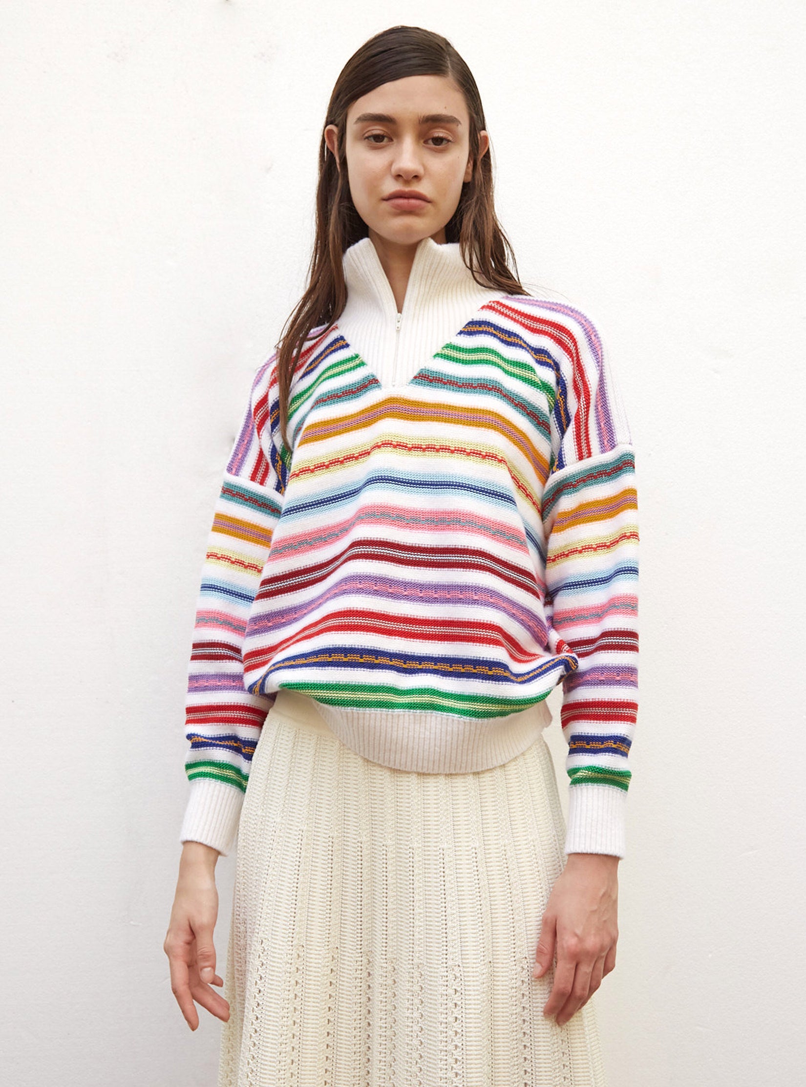Camionneur en maille multicolore - Tops, blouses de luxe