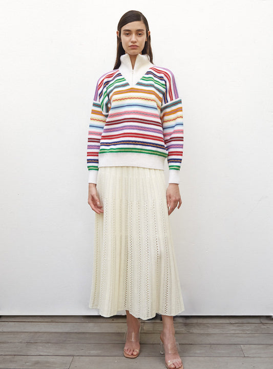 Molli multicolored knit trucker