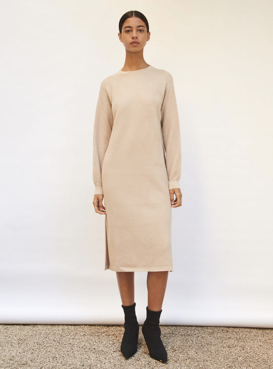 Robe en maille mini gaufrette - Vêtement en maille de luxe Molli