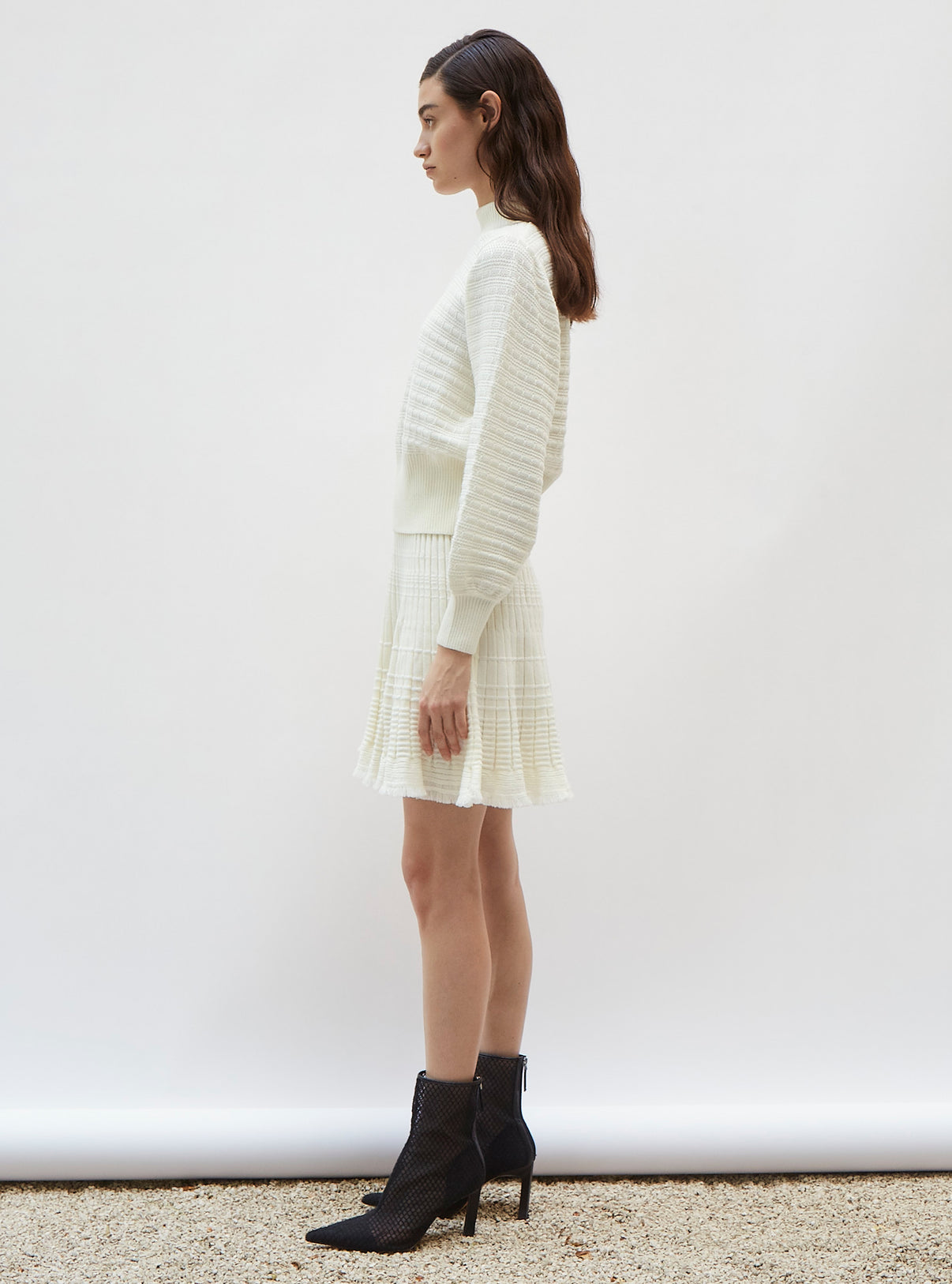 Sweater en maille couture - Vêtement de luxe femme