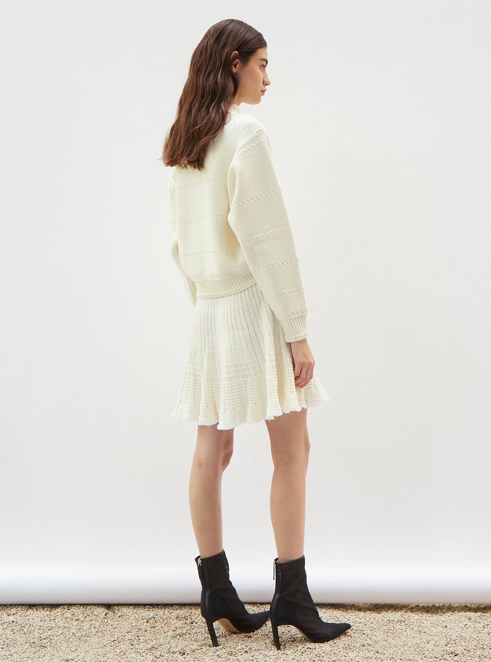 Sweater maille chevron - Vêtement de luxe femme