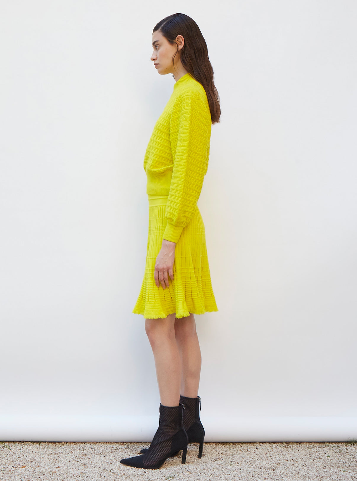 Sweater en maille couture - Vêtement de luxe femme