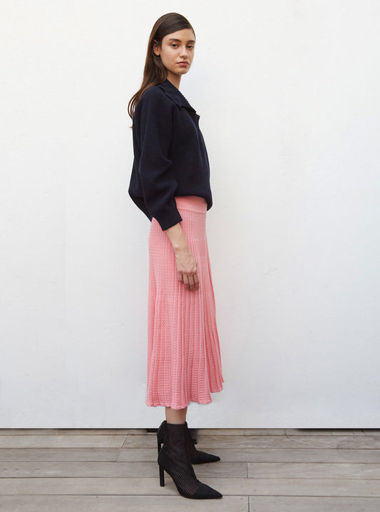 Molli wavy knit smock