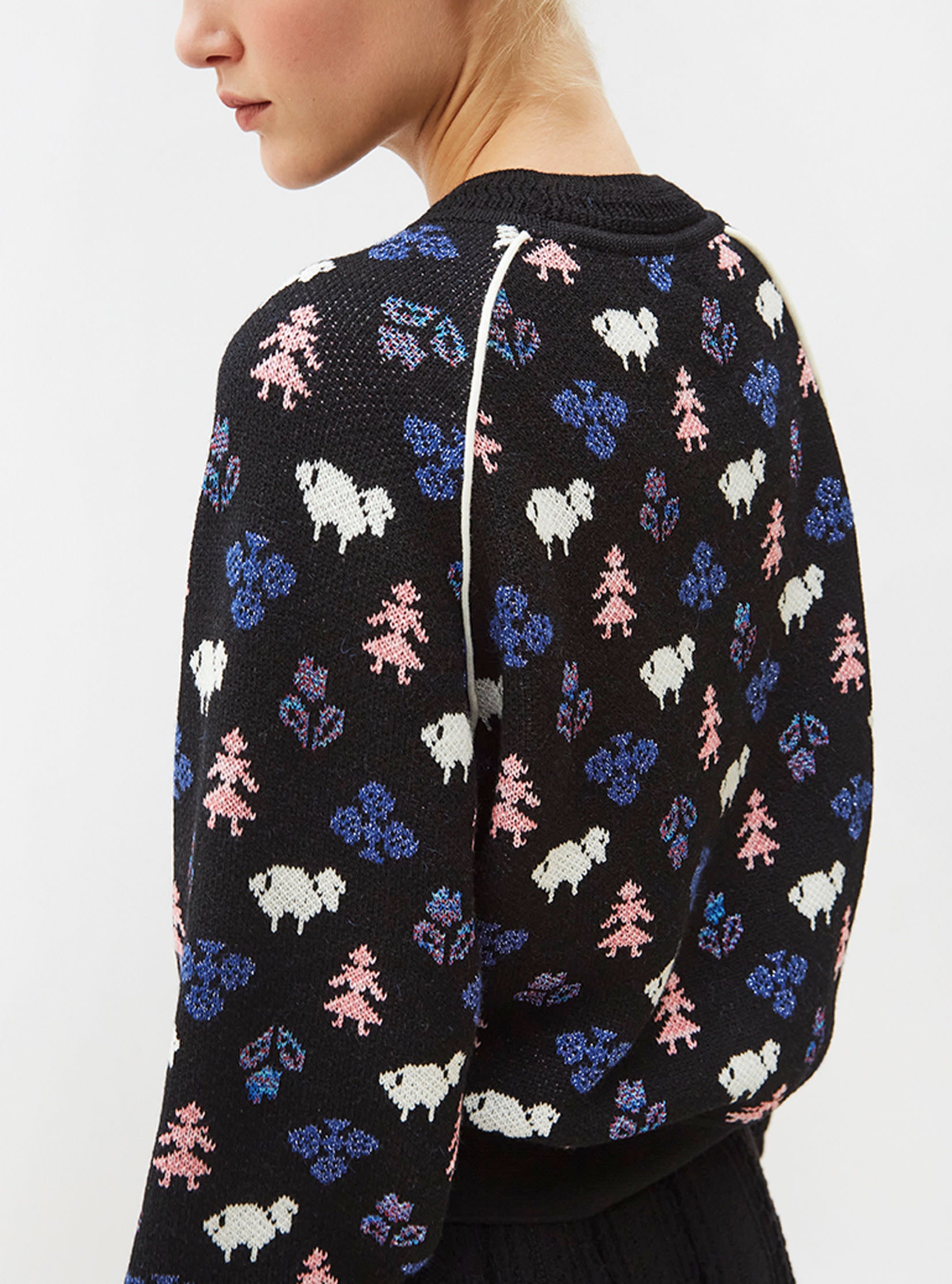 Sweater jacquard - Tops, blouses de luxe