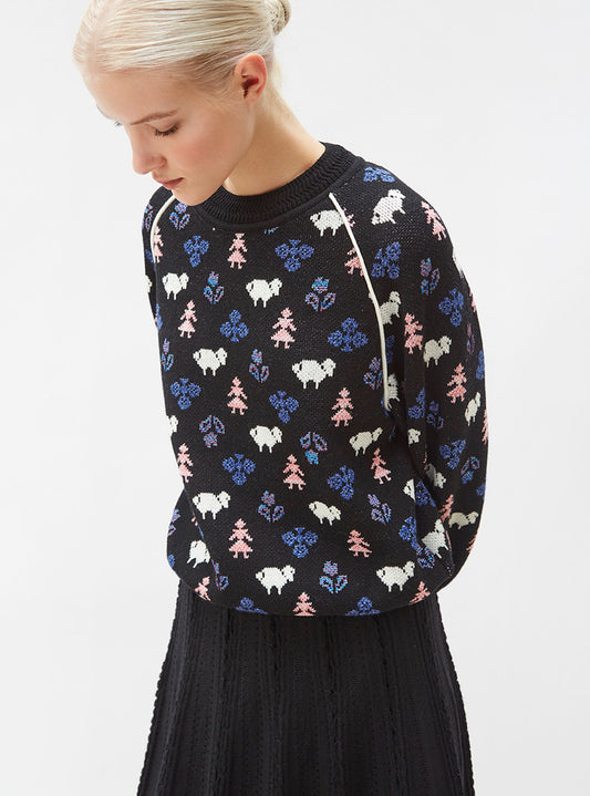 molli jacquard sweater