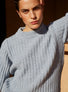 Sweater en maille torsade - Tops, blouses de luxe