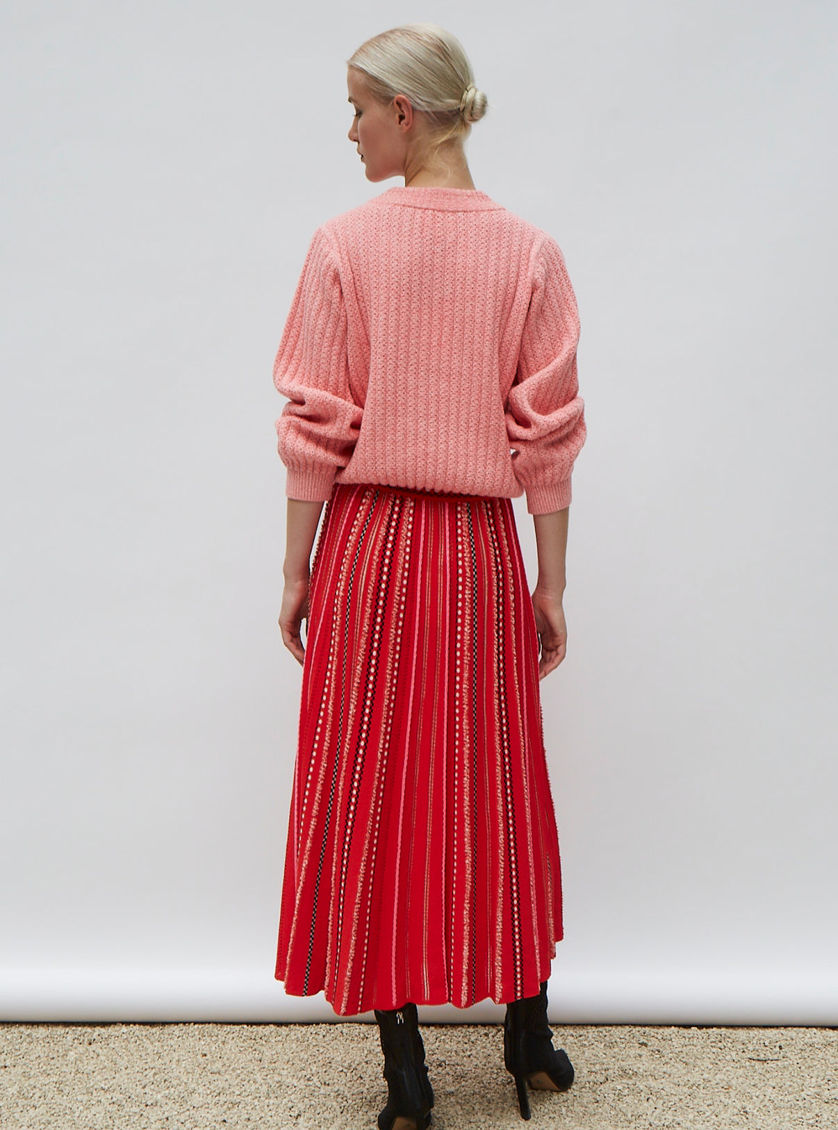 Sweater en maille torsade - Vêtement de luxe femme