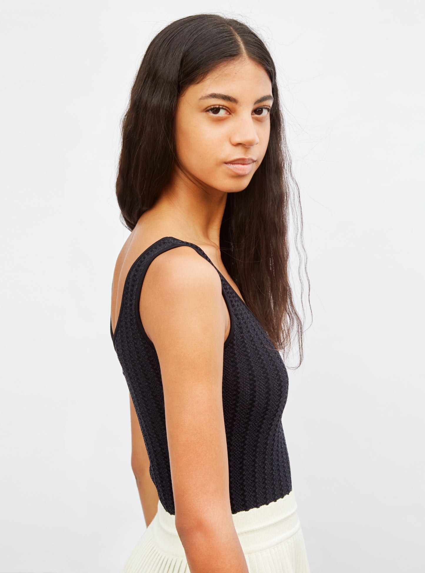 Body en maille ondulée - Vêtement en maille de luxe Molli