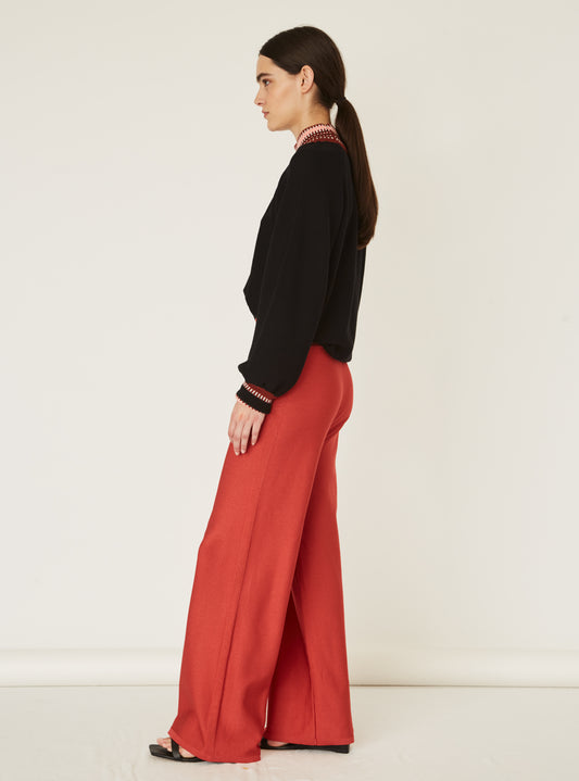 molli luxurious high-waisted pants